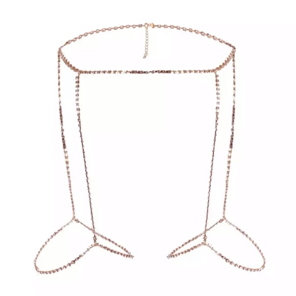 GOLD Rhinestone Garter - Picture 6 of 6